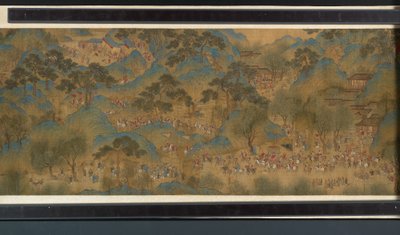 Spring Festival on the River by Qing Dynasty Chinese School